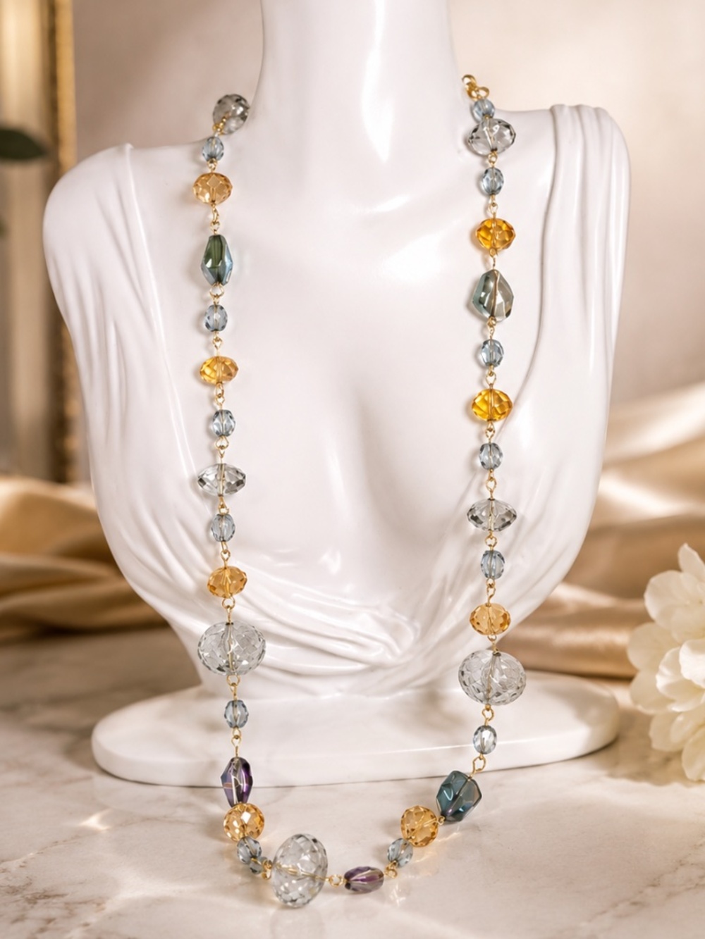 ✨ One of a Kind Beaded Necklace